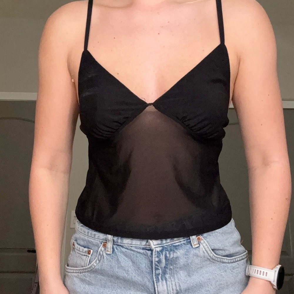Target Black Mesh Tank
